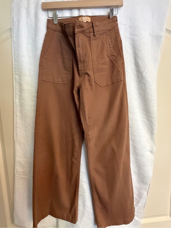 Kut from the Kloth Pants - Kut from the Kloth Brown High-Rise Wide Leg Pants